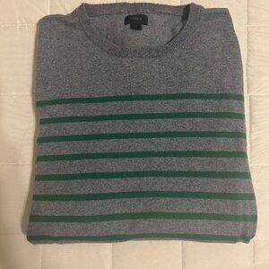 Classic J Crew Cotton Cashmere Unisex Pullover Sweater - Size L